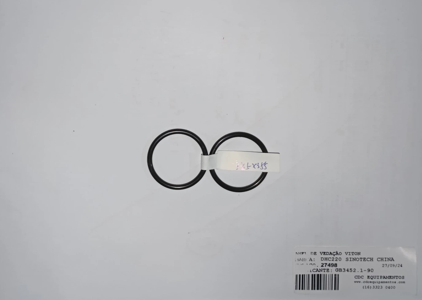 ANEL DE VEDAÇÃO O'RING VITON