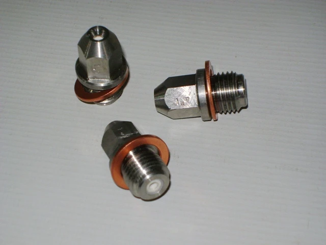 BOQUILHA DESCARGA SEXTAVADA Ø1,7mm DO FURO 