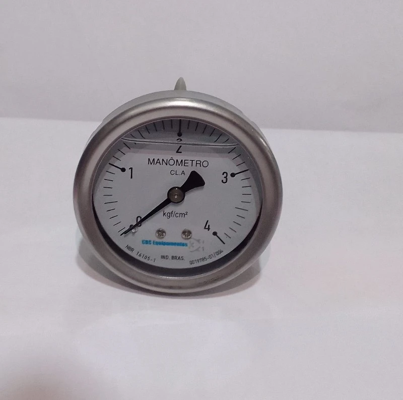 MANOMETRO HORIZONTAL 0-4kgf/cm2 Ø2.1/2