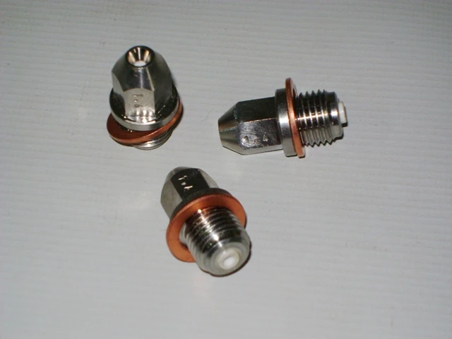 BOQUILHA DESCARGA SEXTAVADA Ø1,4mm DO FURO 