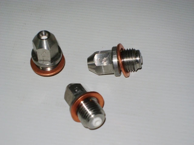 BOQUILHA  DESCARGA SEXTAVADA Ø1,6mm DO FURO 