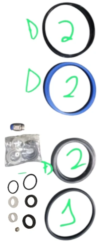 KIT REPARO VALVULA 3V Ø4