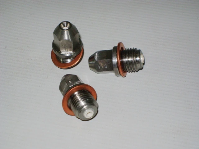 BOQUILHA  DESCARGA SEXTAVADA Ø1,8mm DO FURO 