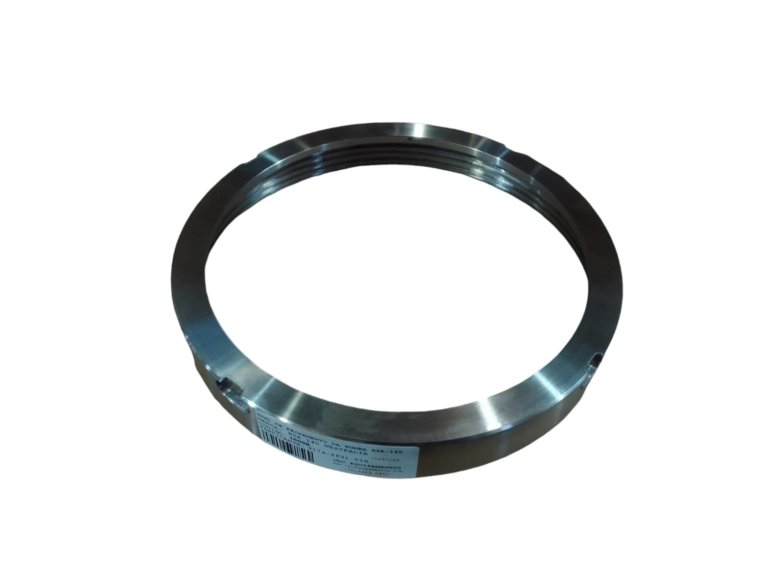 ANEL DE FECHAMENTO DA BOMBA RTA-140.